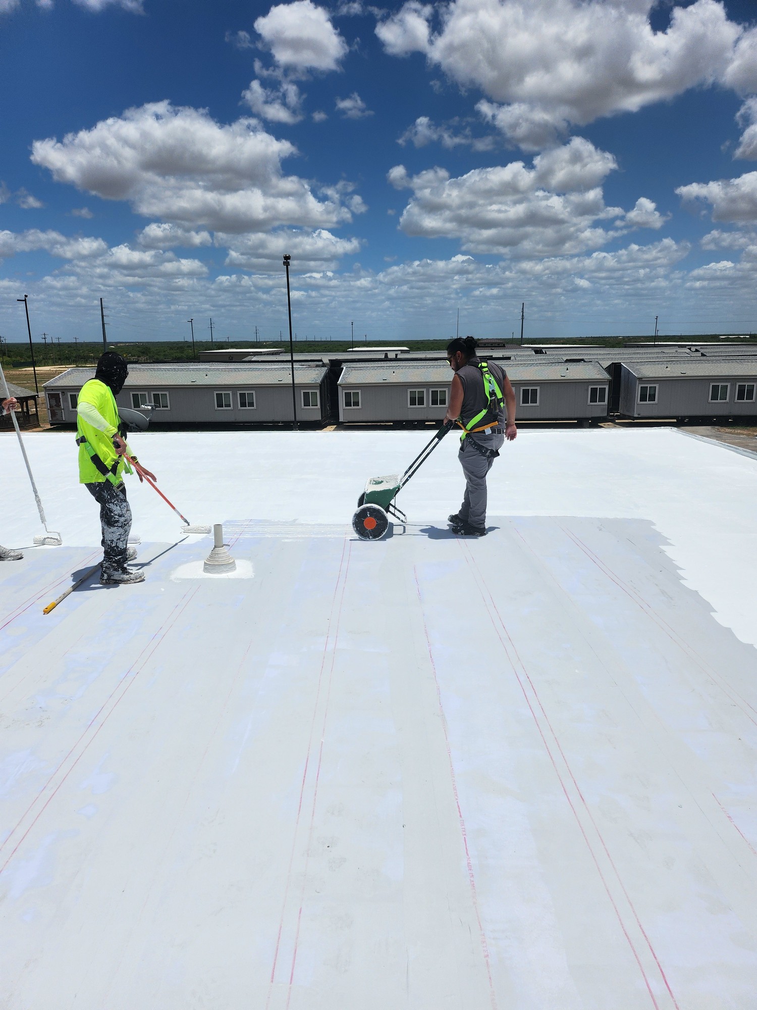 Coating going down
